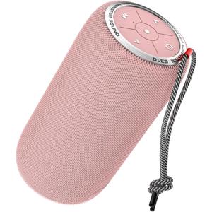 Monster S310 Upgraded Bluetooth Speaker, 30W Portable Speaker, Stereo Sound, TWS Pairing, IPX6 Waterproof, 24H, Perfect for Outdoor, Pink