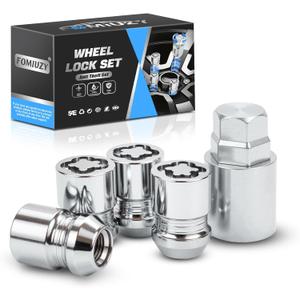 Wheel Lock Lug Nut Set M12 x 1.25 Anti Theft Fit Nissan Altima 350Z Frontier Pathfinder Murano Rogue Versa Subaru Crosstrek Forester Impreza Legacy Outback Infiniti Suzuki &More Replace 24154