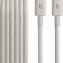 Beats USB-C to USB-C Woven Cable Fast Charging Durable/Tangle-Free Compatible Charger for Apple & Android Devices (1.5 m, 5 ft) - Surge Stone