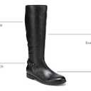 Vionic Women's Rochelle Fashion Boot Black Leather (Black, M)