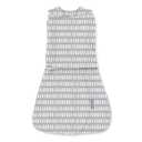 Ingenuity Arms Free Transitional Swaddle, Size 3-6 Months, 14-18 Pounds, Arms Swaddled in or Out, 1.0 TOG - Dashed Lines