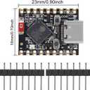 AITRIP 5PCS Type-C Supermini ESP32-S3 ESP32 S3 Development Board Dual-Core Processor, 160MHz Running Frequency, 2.4GHz Wi-Fi & Bluetooth Compatible with Arduino IDE & MicroPython