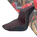 HDBUBALUS Driver Passenger Seat Motorcycle Two-Up Seat Fit for Harley FLSTF FXBRS Softail Fatboy 2018-2025 Breakout 2023-2025 (Red Stitching)