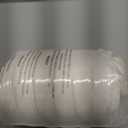 BEDELITE Fleece Throw Blanket for Couch - 300GSM Soft & Warm Fluffy Cream White Blanket, Decorative and Giftable Striped Blankets for Women, Men, 50"x60"