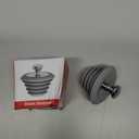 Bathtub Drain Stopper,Tub Stopper,Silicone Bathtub Stopper, Washbasin Drain Plug(Gray,Patented Product)