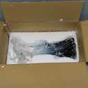 Hand Blown Blue Glass Vase, Unique Art Beautiful Ocean Glass Vase for Home Centerpiece, Coffee Table, Living Room, Office Decor - 11.8" H(Large)