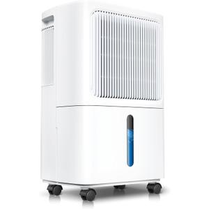 2,500 Sq.Ft Dehumidifier for Basement with Drain Hose, MAX 34 Pint Dehumidifiers for Home with 3 Modes, Smart Humidity Control & Display, 24HR Timer, Auto Defrost for Large Room, Bathroom,Bedroom