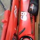 Delta Children Turbo Race Car Twin Bed, Red