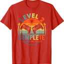 Gamer 2nd Wedding Anniversary Level 2 Complete Anniversary T-Shirt, 2XL