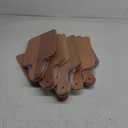 Patelai 12 Packs Wooden Cutting Board Set with Handles Large Kitchen Serving Plain Chopping Board Bulk Gifts for Mom for Vegetables Meat Pizza Cheese Fruit Bread(Walnut,15 x 7 Inch)