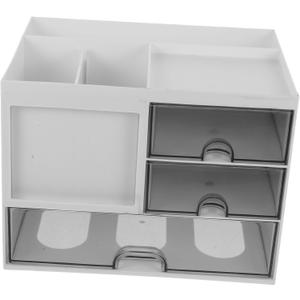 Desktop Organizer Box with Multi Functional Storage for Home Office Classroom and Wear Resistant Design for Files Documents and Sundries