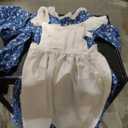 ReliBeauty Pioneer Girl Dress Colonial Prairie Costume Blue, 12-14(160)