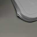 5 Gallon with Lid, Square Food Grade Plastic Pail with Metal Handles, Heavy Duty Industrial Storage Containers with Stickers, Rubber Mallet, Lid Opener (6 Pack, Black)