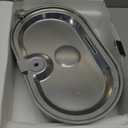 3.4Gal Dog Water Fountain for Large Dogs, 13L Stainless Steel Large Pet Fountain with Deeper & Wider Drinking Area, Automatic Dog Water Bowl Dispenser with Water Window & LED, Super Quiet (Silver)