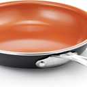 Gotham Steel Non Stick Frying Pan, 12.5 Ceramic Frying Pan Nonstick, Long Lasting Nonstick Cooking Pan, Egg Pan, Stay Cool Handle, Ultra-Durable, Stovetop Dishwasher & Oven Safe, 100% Toxin Free