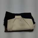 OQQ Women's 3 Piece Bodysuits Sexy Ribbed Sleeveless Square Neck Tank Tops Leotard 2025 Trendy Outfits (Black, Coffee & Beige) M