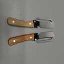 2026 New 2-in-1 Multifunctional Vegetable Peeler – Stainless Steel Blade with Wooden Handle & Bottle Opener, Effortlessly Peels Fruits & Vegetables, Ideal Kitchen Tool Gift (2-Pack)