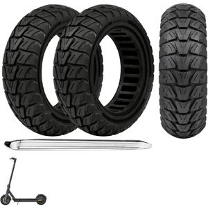 10x2.75/10x2.70-6.5 Electric Scooter Solid Tires: 70/65-6.5 Replacement Tubeless Wheel for Hover-1 Alpha& Hiboy Titan PRO& Evercross H5& Emove Cruiser& Hiboy max3& Kugoo G - Booster G2 Pro (2PCS)