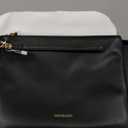 DORIS&JACKY Lambskin Leather Wristlet Clutch Purse for Women Soft Designer Slim Cell Phone Pouch Bag with Detachable Strap (Black)