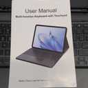 CHESONA for iPad Air 11 Inch Case with Keyboard M3/M2 (2025/2024), 7-Color Backlight, Multi-Touch Trackpad, 2 Wireless Channels, for iPad Pro 11 (4th/3rd/2nd/1st Gen) & iPad Air 5th & 4th Gen, Black