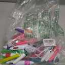 84 Pcs Badge Reel Pen Nurse Badge Pen Tool Accessories Mini Highlighter Set with Mini Highlighter Folding Scissors Retractable Neon for Nurse(Multicolor)