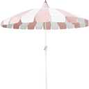 8Ft Patio Pagoda Umbrella, UV Protect Pool Umbrellas with Heavy Duty Pole, Outdoor Market Umbrella for Holiday Garden Backyard