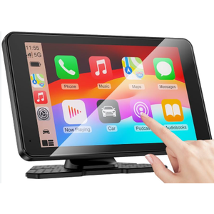 2026 Enhanced Carplay Screen for Car  7" HD Portable Carplay & Android Auto with Bluetooth, HD Backup Camera, GPS Navigation, Siri, FM Radio, AUX, and Mirror Link – Compatible with All Vehicles