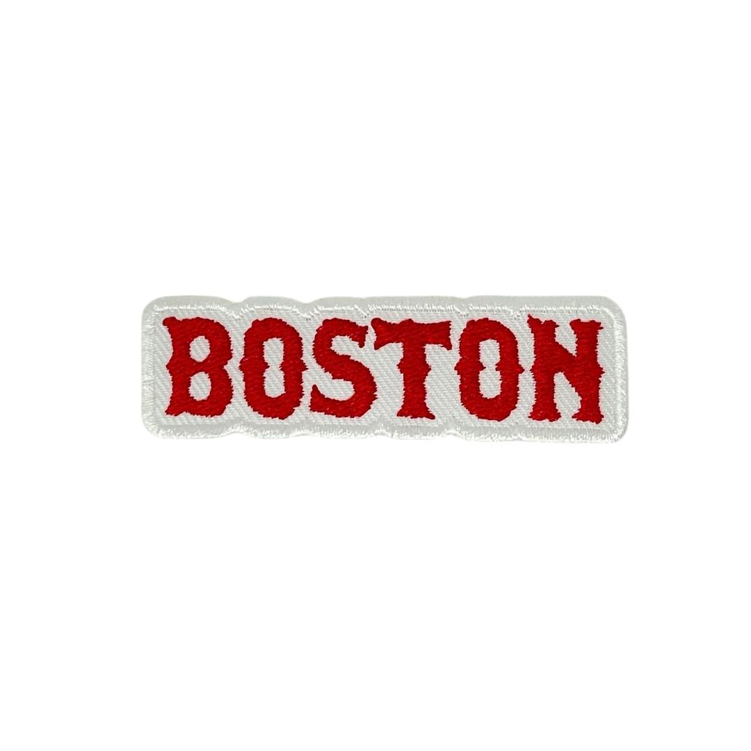 NH Boston Iron On Patches - Embroidery Applique Patches for Decoration