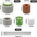 26 Pack New Upgrade Aquarium Plant Weights, Aquatic Water Plant Fixed Rings, Water Plants Cultivation Fixed Ring Plant Pot for Secure Aquatic Plant Placement (26PCS)