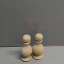 2Pack Unfinished Wood Finials for Bed Post Finials Decorative Wooden Craft Finials Replacement for Staircases Dowel Rod Finial Flagpole Topper 5.5 x 2.4 Inch DIY Crafts for Home Decor Deoration