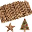 TKOnline 400Pcs Craft Sticks, 10cm 0.1-0.2 Inch in Diameter Wood Log Sticks Twigs Crafts for DIY Crafts Photo Props, Wood Crafts, Festival Decoration, Landscaping