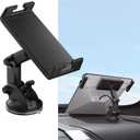JOYTUTUS Starlink Mini Dash Mount Suction Cup Mount, Wider Adjustable Angle Starlink Mini Car Mount for Dashboard, Starlink Mini Dash Mounted Holder