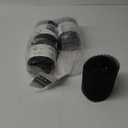 NDSWKR 4 Pack Gutter Guard Mesh Rolls, 6 Inch x 20 Feet Plastic Gutter Leaf Guards with 40 Clip Fixed Hooks, DIY Rain Gutter Covers Preventing Leaves, Twigs, Branches and Debris from Clogging