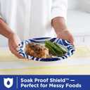 Dixie Ultra, Large Paper Plates, 10 Inch, 100 Count, 3X Stronger*, Heavy Duty, Microwave-Safe, Soak-Proof, Cut Resistant, Disposable Plates For Heavy, Messy Meals