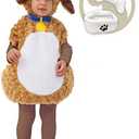 Spooktacular Creations Halloween Puppy Costume for Kids, Toddler Puppy Costume for Baby Halloween Animal Dress Up Party, Size 12-18