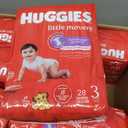 Huggies little movers size 3 18-28lbs 168ct