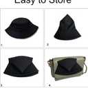 PFFY Bucket Hat for Women Men Cotton Summer Sun Beach Fishing Cap (Gray)