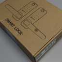 Smart Lock with Handle: Wi-Fi Keyless Entry Door Lock - Smart Locks for Front Door - Biometric Fingerprint Lock with Keypad - Garage Door with App Control