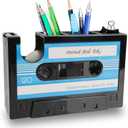 YXQ Fun Tape Dispenser Novelty Unique Pen Dispenser Cool Retro Desk AccessoriesBlue