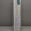 2 Inch Cordless Room Darkening Faux Wood Blind - 34.5" W x 48" L - White, Over 1,000 Custom Sizes Starting at 18.97, Inside or Outside Mount, Venetian Shades for Interior Windows by Lumino