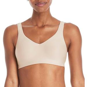 Hanes Women's Wireless Bra, Smooth Comfort Full-Coverage T-Shirt Bra, M