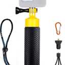Floating Hand Grip Underwater Handle Mount with Detachable Tripod Stand for GoPro Hero 13 12 11 10 9 7 8 6 5 4 Max Mini Session DJI Action Camera Ideal for Diving Snorkeling Swimming Sport