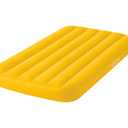 Intex 66803EP Cozy Kidz Inflatable Airbed: Fiber-Tech – Velvety Soft Surface – Carry Bag Included – Yellow – 34.5" x 62" x 7"