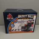 BESTKID BALL Arcade Basketball Hoop Game - Indoor Basketball Hoop for Kids - Exciting Arcade Games for Kids - Ideal Basement Toys for Active Indoor Sports Play - Endless Entertainment - Blue Double