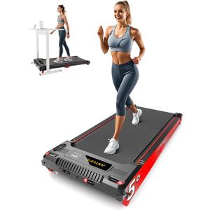 Walking Pad Treadmill, Anylife Incline Walking Pad Under Desk Treadmill 330lb Capacity, 2.5HP Portable Treadmills for Home, Compact Treadmill Small Running Pad with LED Display 