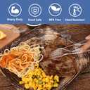 100 Count Plastic Silverware Heavy Duty -50 Forks, 50 Spoons, BPA-Free, Heat Resistant, Disposable Plastic Utensils Set, Plastic Cutlery Set, Plasticware Suitable for Party Everyday Use