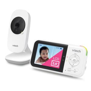 VTech VM819 Baby Monitor with Camera and Audio, 2.8 Screen Portable Baby Camera, Night Vision, 2-Way Audio, Temperature Sensor and Lullabies, Secure Transmission No WiFi, Ideal for Baby/Elderly/Pet