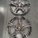 Wheel Skins Compatible with Toyota RAV4 2006-2012 17-inch Wheel Covers Set of 4pcs (Chrome)