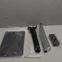 Tablet Floor Stand with 5LB Metal Base, Overhead Bed Phone Stand Angle Height Adjustable Holder, Universal Floor Stand Compatible with iPhone iPad Pro Air Mini, Samsung Tab, Kindle, E-Readers