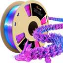 LOVOON 3D Printer Filament Dual Color Sky/Light Blue and Rose Red, PLA Filament 1.75mm,Silk PLA Filament, PLA Filament for Most 3D Printer and 3D Pen, 2.2 lbs/Spool